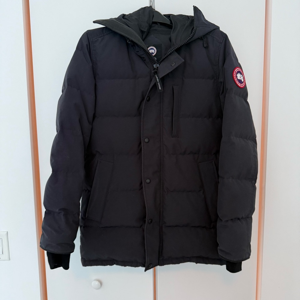 Canada Goose Men’s Down Parka Coat Navy Blue Medium